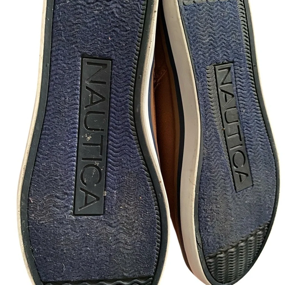 Nautica Brown and Blue Kids Boots